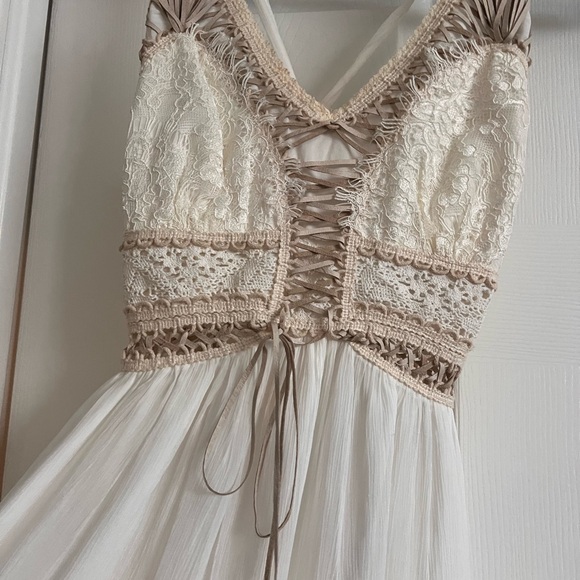 Free People Lace Up Bridal Dress - Picture 13 of 14